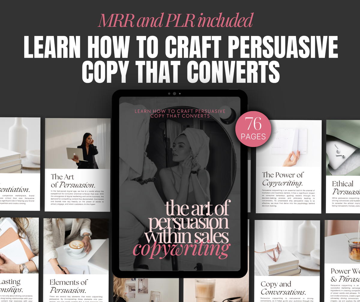 The Art of Persuasion Within Sales Copywriting eBook