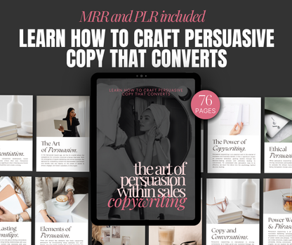 The Art of Persuasion Within Sales Copywriting eBook